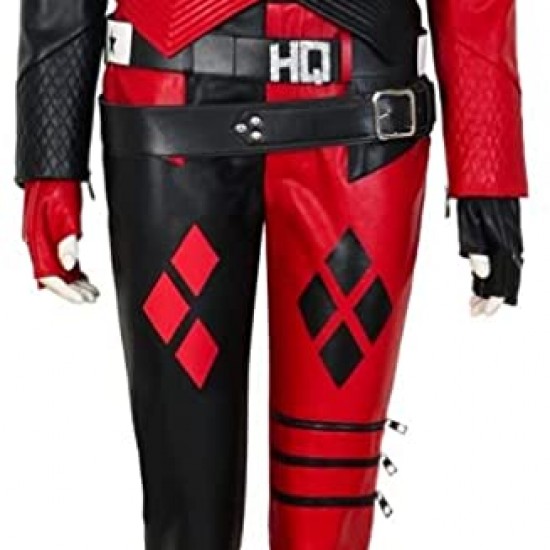 Margot Robbie Suicide Squad 2 Harley Quinn 2021 Cosplay Costume Coat Outfit Margot Robbie Suicide Squad 2 Harley Quinn 2021 Cosplay Costume Coat Outfit
