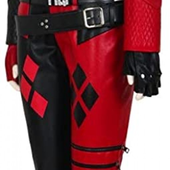 Margot Robbie Suicide Squad 2 Harley Quinn 2021 Cosplay Costume Coat Outfit Margot Robbie Suicide Squad 2 Harley Quinn 2021 Cosplay Costume Coat Outfit