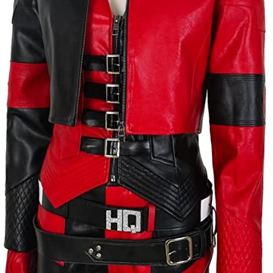 Margot Robbie Suicide Squad 2 Harley Quinn 2021 Cosplay Costume Coat Outfit Margot Robbie Suicide Squad 2 Harley Quinn 2021 Cosplay Costume Coat Outfit