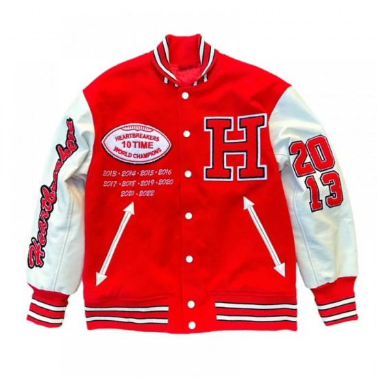 10 Time World Champions Heart Breaker Varsity Jacket 10 Time World Champions Heart Breaker Varsity Jacket