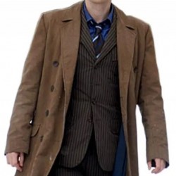 10th Doctor Brown Trench Coat