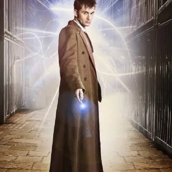 10th Doctor Brown Trench Coat