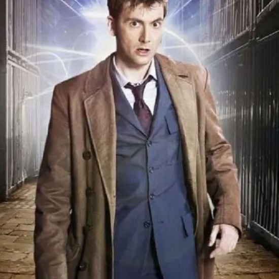 10th Doctor Brown Trench Coat