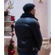 12 Dates of Christmas Chad Savage Shearling Leather Jacket