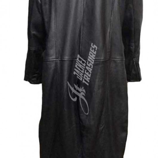 Jon Bernthal The Punisher Black Leather Coat Jon Bernthal The Punisher Black Leather Coat