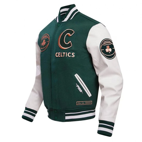 2023 24 Boston Celtics City Edition Varsity Jacket 2023 24 Boston Celtics City Edition Varsity Jacket