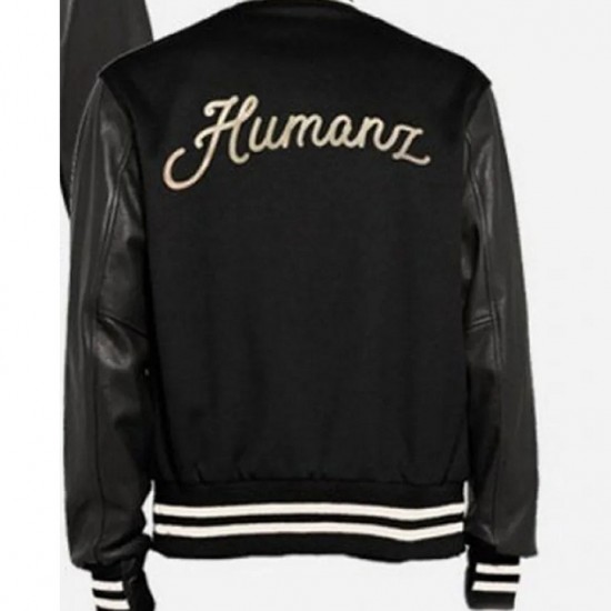 23 Humanz Black Varsity Letterman Jacket