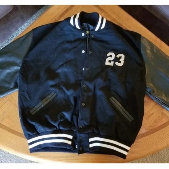 23 Humanz Black Varsity Letterman Jacket