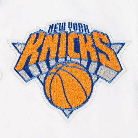 2x Finals Champions Mash Up New York Knicks White Jacket 2x Finals Champions Mash Up New York Knicks White Jacket