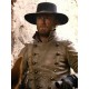 310 To Yuma Charlie Prince, Distressed White Real Leather Coat 310 To Yuma Charlie Prince, Distressed White Real Leather Coat
