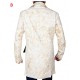 310 To Yuma Charlie Prince, Distressed White Real Leather Coat 310 To Yuma Charlie Prince, Distressed White Real Leather Coat