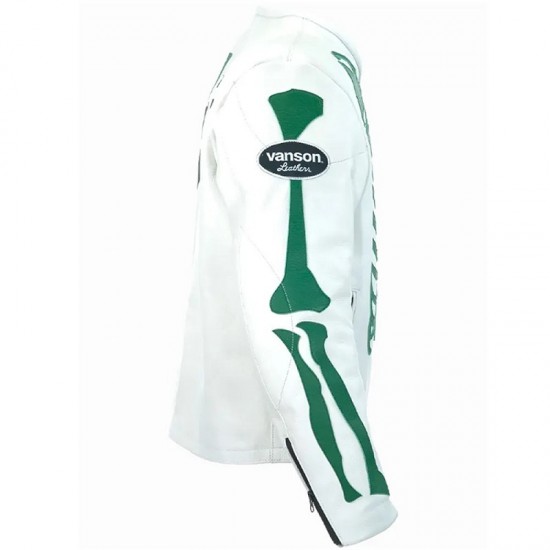 7uice Leather White Jacket 7uice Leather White Jacket