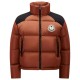 8 Moncler Palm Angels Kelsey Down brown Jacket