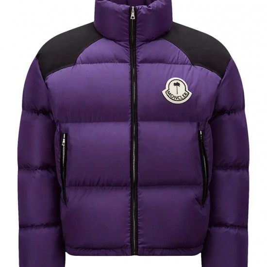 8 Moncler Palm Angels Kelsey Down purple Jacket