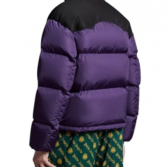 8 Moncler Palm Angels Kelsey Down purple Jacket