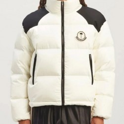 8 Moncler Palm Angels Kelsey Down white Jacket