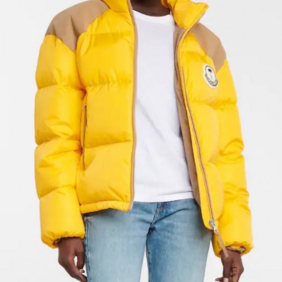 8 Moncler Palm Angels Kelsey Down yellow Jacket