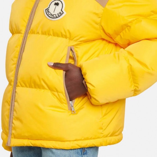 8 Moncler Palm Angels Kelsey Down yellow Jacket