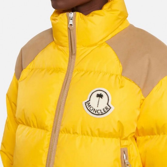 8 Moncler Palm Angels Kelsey Down yellow Jacket