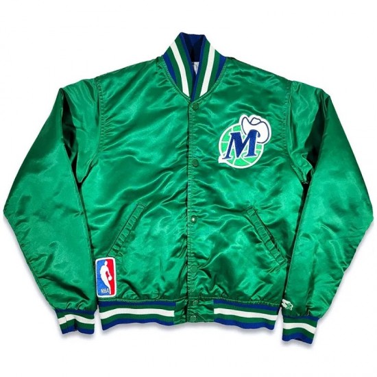 80’s Dallas Mavericks Green Bomber Jacket 80’s Dallas Mavericks Green Bomber Jacket