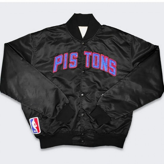 80’s Detroit Pistons Black Jacket 80’s Detroit Pistons Black Jacket