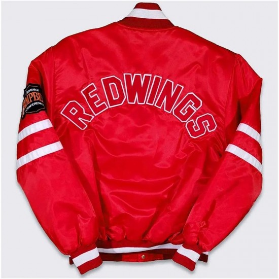 80’s Detroit Red Wings Campbell Red Bomber Jacket 80’s Detroit Red Wings Campbell Red Bomber Jacket