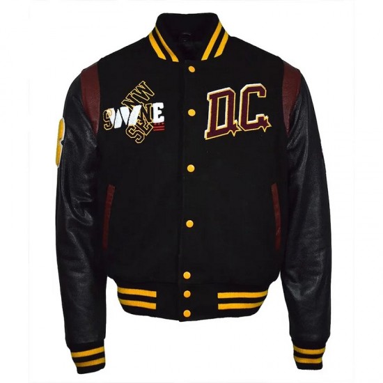 90th Anniversary Washington Commanders DC Varsity Jacket 90th Anniversary Washington Commanders DC Varsity Jacket