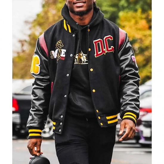 90th Anniversary Washington Commanders DC Varsity Jacket 90th Anniversary Washington Commanders DC Varsity Jacket