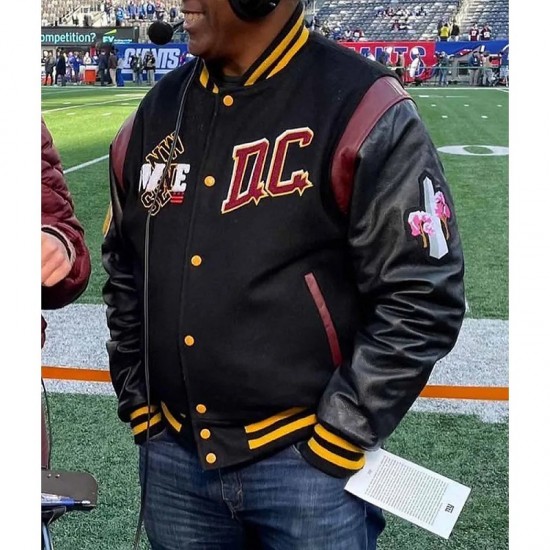 90th Anniversary Washington Commanders DC Varsity Jacket 90th Anniversary Washington Commanders DC Varsity Jacket