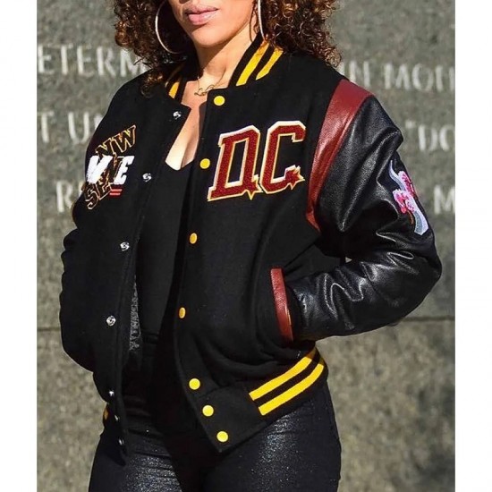 90th Anniversary Washington Commanders DC Varsity Jacket 90th Anniversary Washington Commanders DC Varsity Jacket