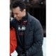 A Christmas Dance Reunion Corbin Bleu Black Puffer Jacket