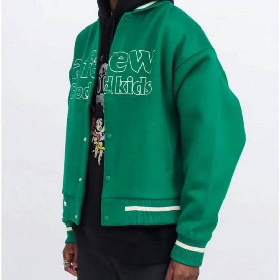 A Few Good Kids Varsity Wool Logo Jacket