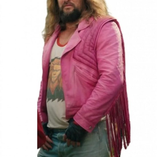 A Minecraft Movie Jason Momoa Pink Leather Jacket A Minecraft Movie Jason Momoa Pink Leather Jacket