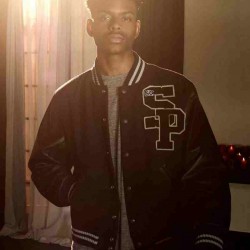 Cloak & Dagger Aubrey Joseph Blue Varsity Jacket