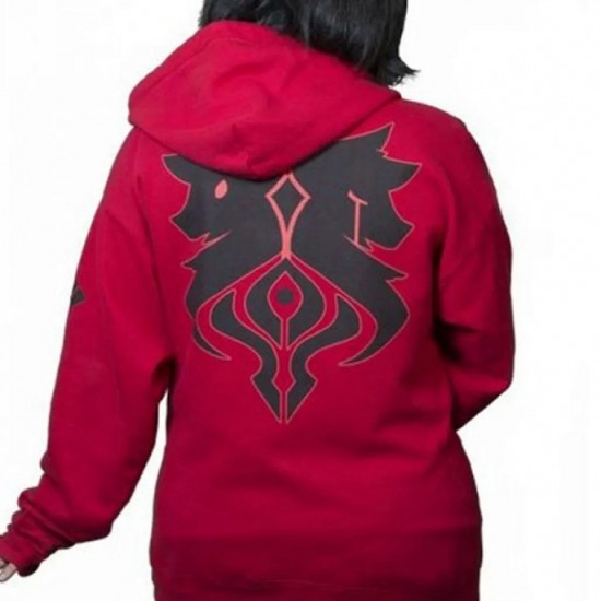 Aaron Lycan Aphmau Fleece Red Hoodie Aaron Lycan Aphmau Fleece Red Hoodie