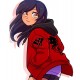 Aaron Lycan Aphmau Fleece Red Hoodie Aaron Lycan Aphmau Fleece Red Hoodie