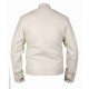 Aaron Paul Tobey Marshall Need For Speed White Leather Jacket