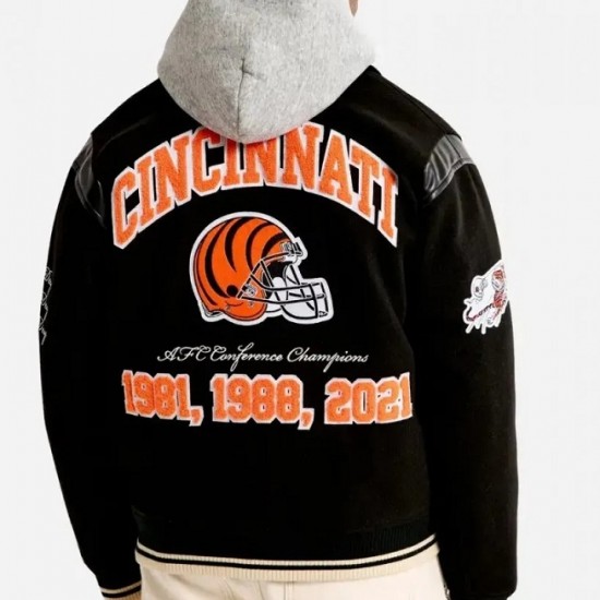 Abercrombie Cincinnati Bengals Varsity Jacket Abercrombie Cincinnati Bengals Varsity Jacket