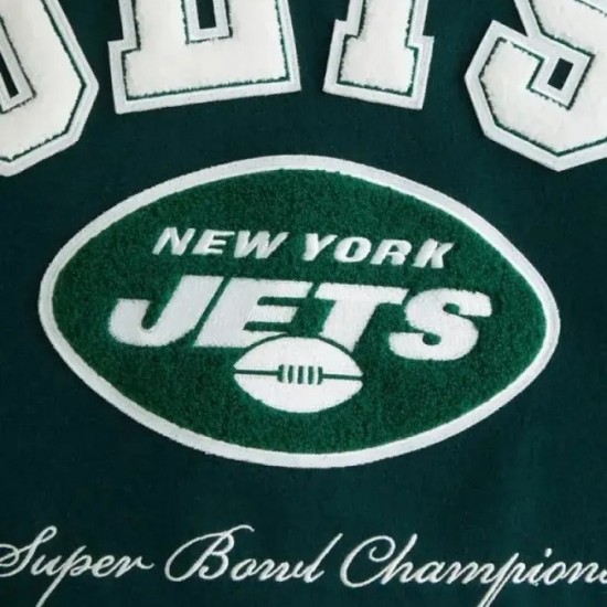 Abercrombie New York Jets Varsity Jacket Abercrombie New York Jets Varsity Jacket