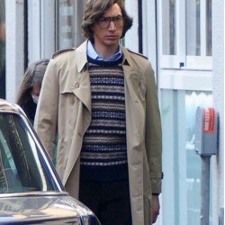 Adam Driver House of Gucci Double Breasted Coat