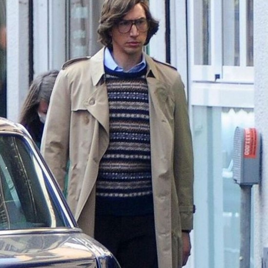 Adam Driver House of Gucci Double Breasted Coat