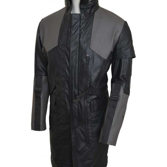 Adam Jensen Deus Ex Mankind Divided Leather Coat