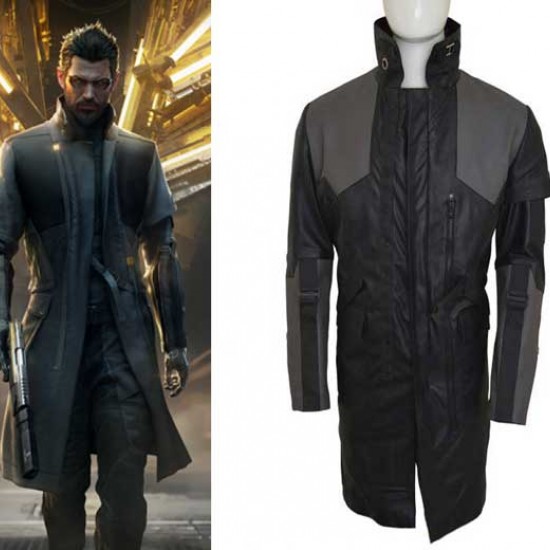 Adam Jensen Deus Ex Mankind Divided Leather Coat