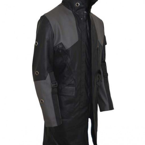 Adam Jensen Deus Ex Mankind Divided Leather Coat Adam Jensen Deus Ex Mankind Divided Leather Coat