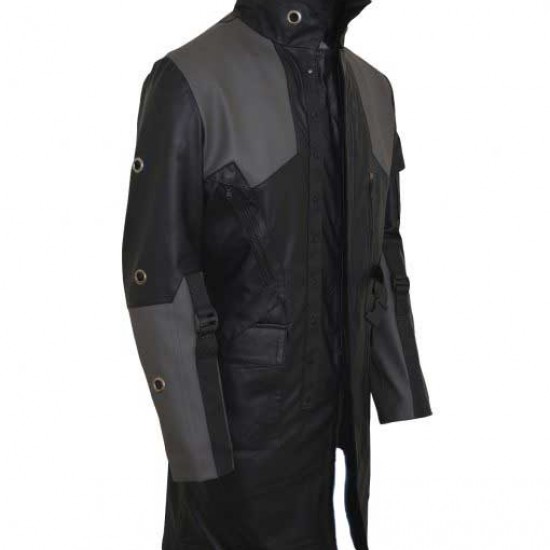 Adam Jensen Deus Ex Mankind Divided Leather Coat