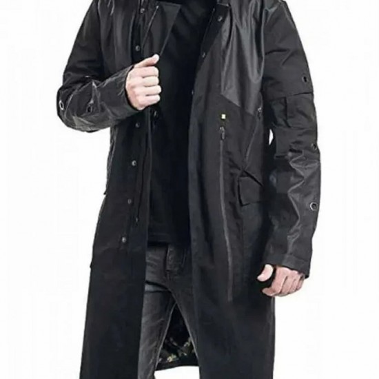 Adam Jensen Deus Ex Nylon Black Coat Adam Jensen Deus Ex Nylon Black Coat