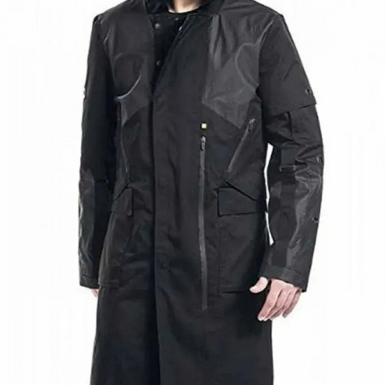 Adam Jensen Deus Ex Nylon Black Coat