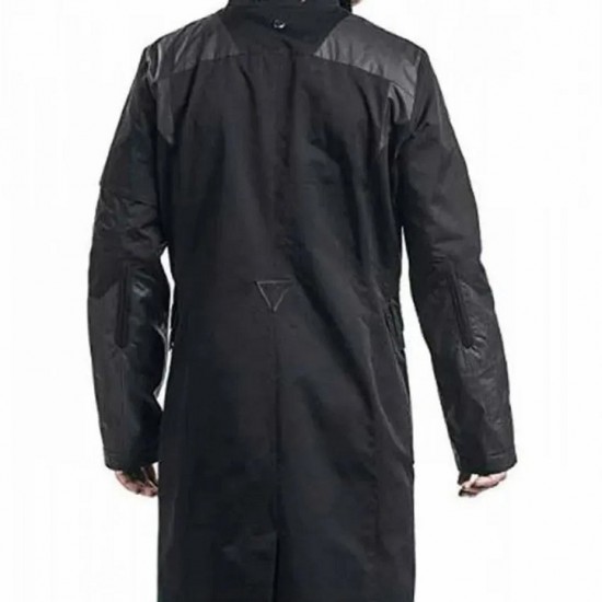 Adam Jensen Deus Ex Nylon Black Coat