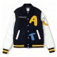Adventure Time Black and White Varsity Jacket Adventure Time Black and White Varsity Jacket
