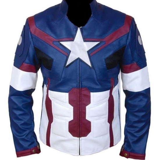 Age of Ultron Avengers 2 Costume Captain America Chris Evans Jacket Age of Ultron Avengers 2 Costume Captain America Chris Evans Jacket